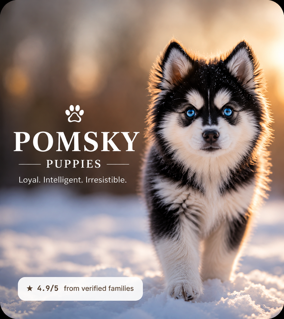 Pomsky puppy profile image